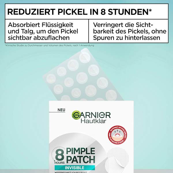Anti Pickel Patches Invisible Garnier Skin Active