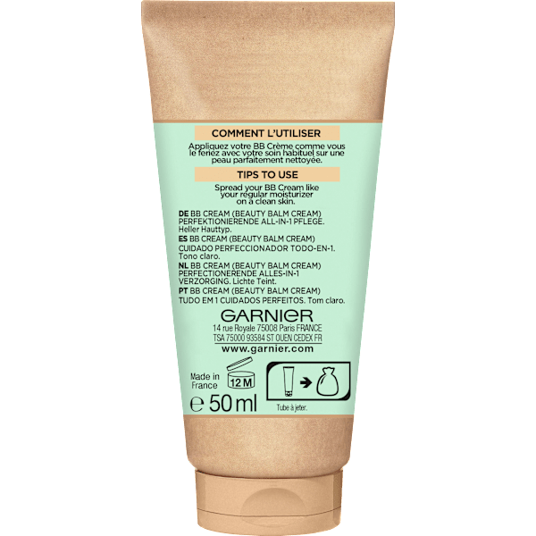 BB Creme All-in-1 Pflege hell LSF 15 Garnier Skin Active