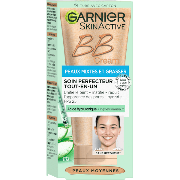 BB Creme All-in-1 Pflege Matt mittel LSF 25 Garnier Skin Active