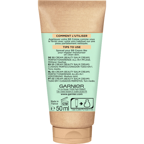  BB Creme All-in-1 Pflege mittel LSF 15 Garnier Skin Active
