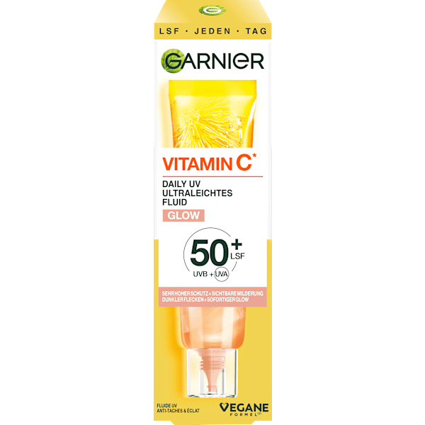 Gesichtsfluid Vitamin C Glow LSF 50+ Garnier Skin Active