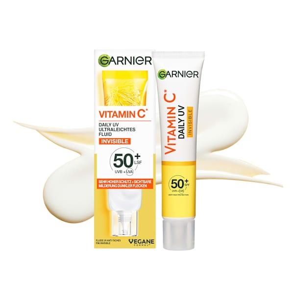 Gesichtsfluid Vitamin C Invisible LSF 50+ Garnier Skin Active