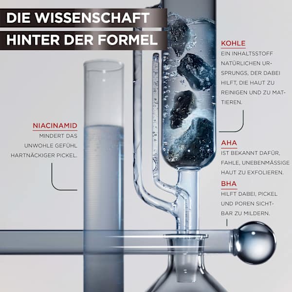 Serum Anti-Unreinheiten AHA + BHA Kohle Garnier Skin Active