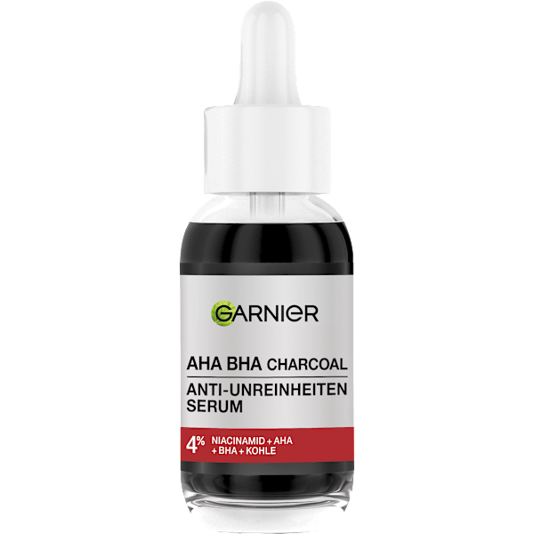 Serum Anti-Unreinheiten AHA + BHA Kohle Garnier Skin Active