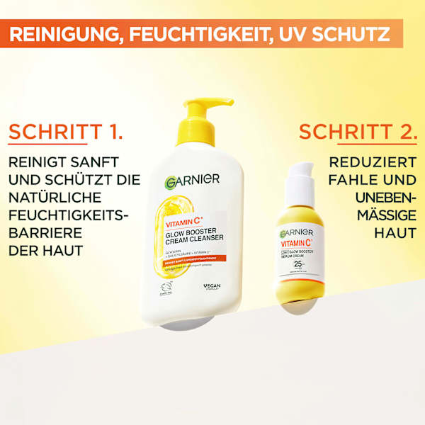 Serum-Creme 2in1 Vitamin C, LSF 25 Garnier Skin Active