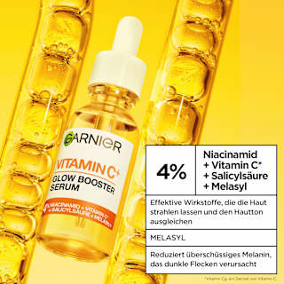 Serum Glow Booster, Vitamin C Anti-Dunkle-Flecken Garnier Skin Active