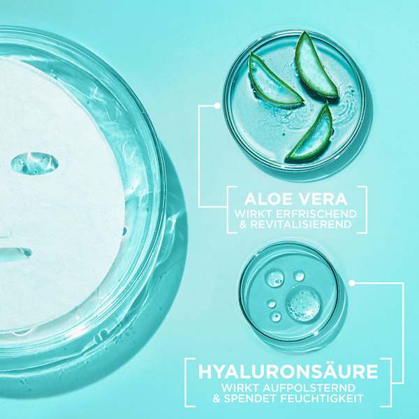 Tuchmaske Hydra Bomb Aloe Vera  Garnier Skin Active