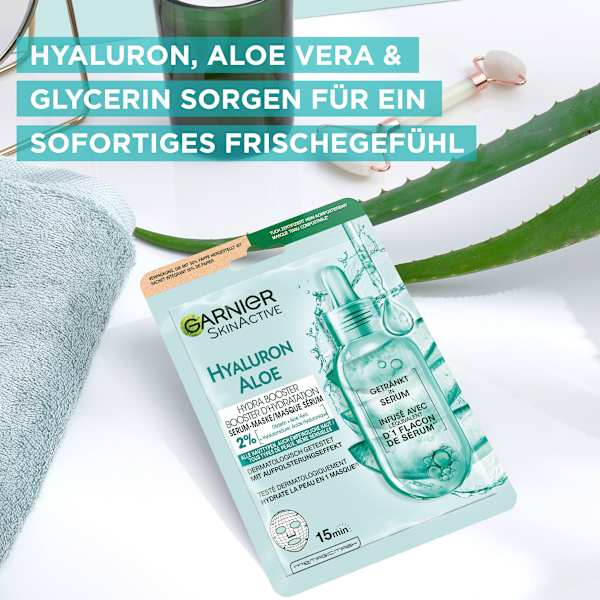 Tuchmaske Hydra Bomb Aloe Vera  Garnier Skin Active
