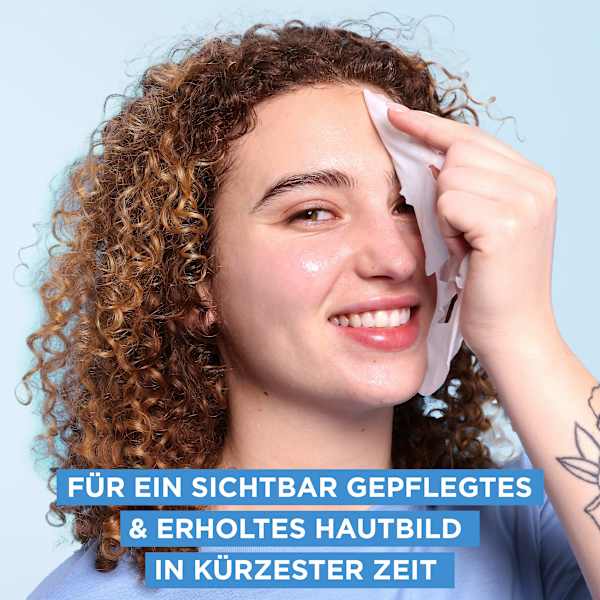 Tuchmaske Hydra Bomb Granatapfel Garnier Skin Active