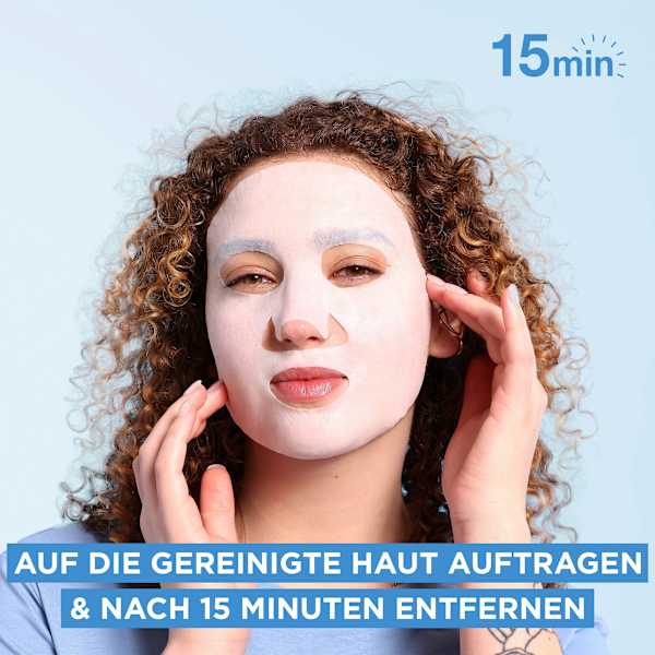 Tuchmaske Hydra Bomb Granatapfel Garnier Skin Active