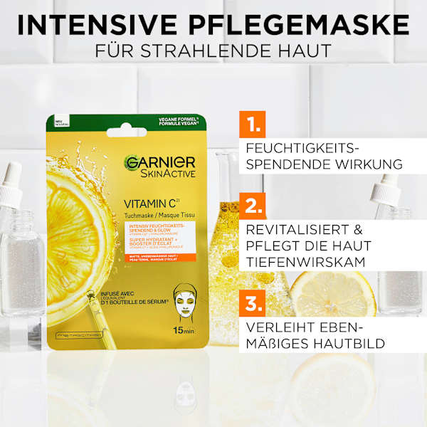 Tuchmaske Vitamin C  Garnier Skin Active