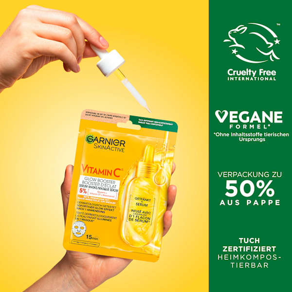 Tuchmaske Vitamin C  Garnier Skin Active