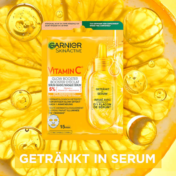 Tuchmaske Vitamin C  Garnier Skin Active