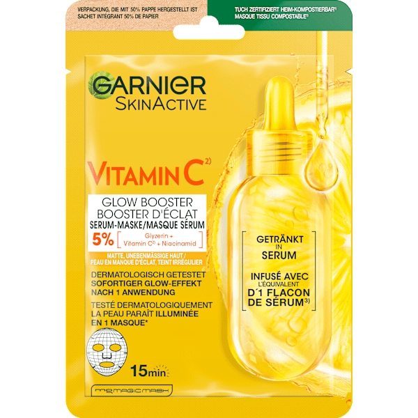 Tuchmaske Vitamin C  Garnier Skin Active