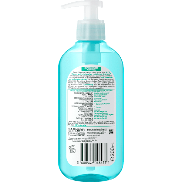 Waschgel Skin Active erfrischend  Garnier Skin Active