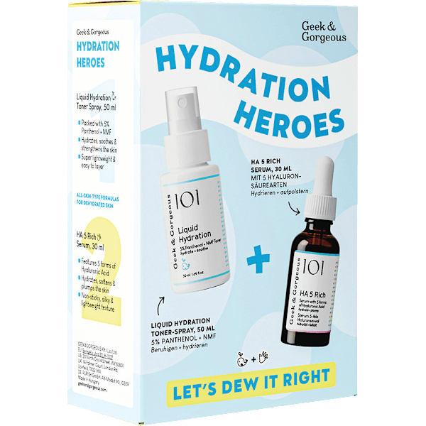 Geschenkset 101 Hydration Heroes 2 tlg Geek&Gorgeous