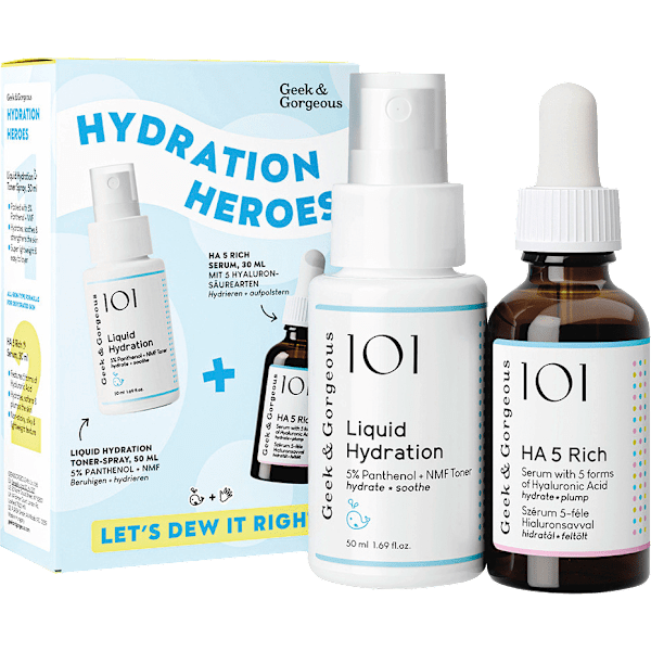 Geschenkset 101 Hydration Heroes 2 tlg Geek&Gorgeous