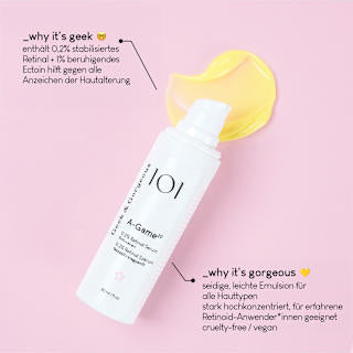 Gesichtsserum 101 A-Game-20 0,2% Retinal Geek&Gorgeous