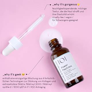Gesichtsserum 101 Power Peptides Geek&Gorgeous