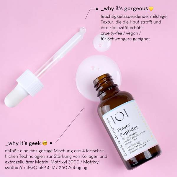 Gesichtsserum 101 Power Peptides Geek&Gorgeous