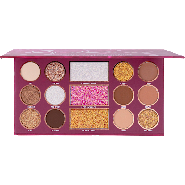 Lidschatten & Highlighter Palette Opulence Gender X Beauty