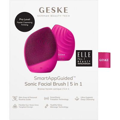 GESKE Sonic Facial Brush 5 in 1 Magenta, 1 pc