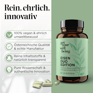 Eisen Duo Edition Kapseln 60 St get your well being BY BIOGENA