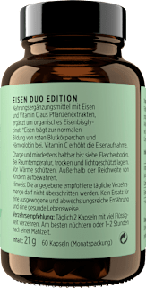 Eisen Duo Edition Kapseln 60 St get your well being BY BIOGENA