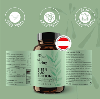 Eisen Duo Edition Kapseln 60 St get your well being BY BIOGENA