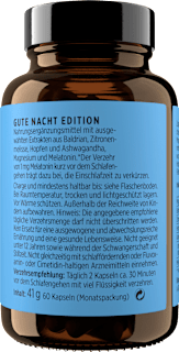 Gute Nacht Edition Kapseln 60 St get your well being BY BIOGENA