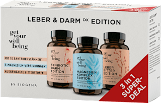 Leber & Darm Detox Kapseln Bundle 3 x 60 St get your well being BY BIOGENA