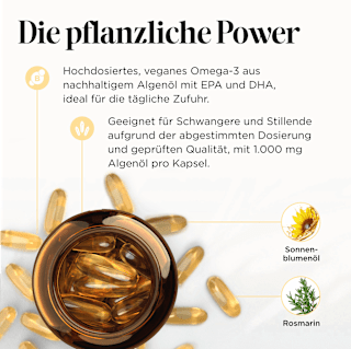Omega 3 Vegan Edition Kapseln 30 St get your well being BY BIOGENA