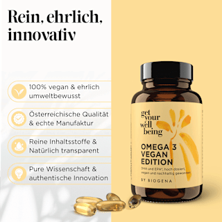 Omega 3 Vegan Edition Kapseln 30 St get your well being BY BIOGENA