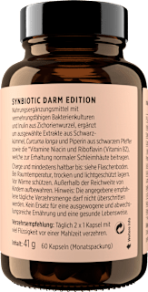 Synbiotic Darm Edition Kapseln 60 St get your well being BY BIOGENA