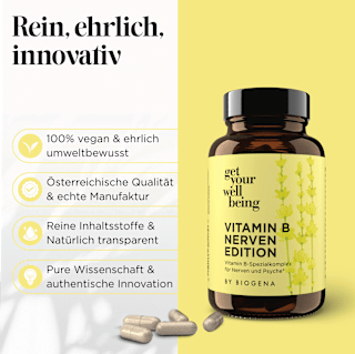 Vitamin B Nerven Edition Kapseln 60 St get your well being BY BIOGENA