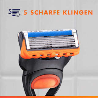 Geschenkset Rasierer, Fusion5 7tlg Gillette