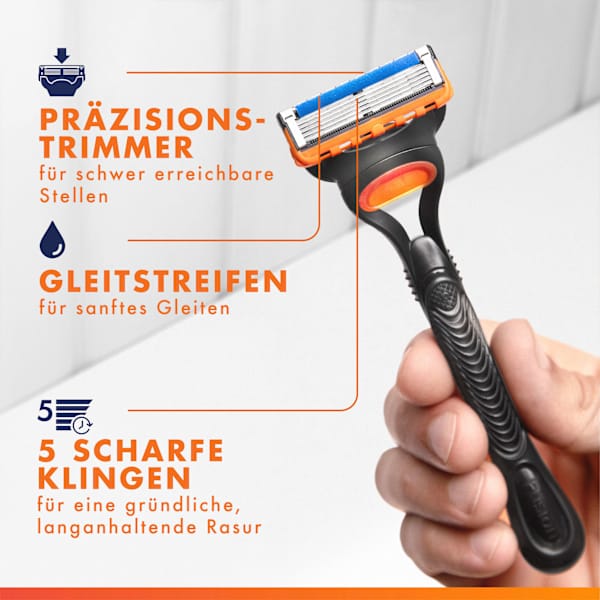 Rasierer, Fusion5 Vorteilspack  Gillette