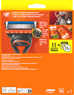Rasierer, Fusion5 Vorteilspack  Gillette