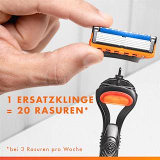 Rasierer, Fusion5 Vorteilspack  Gillette