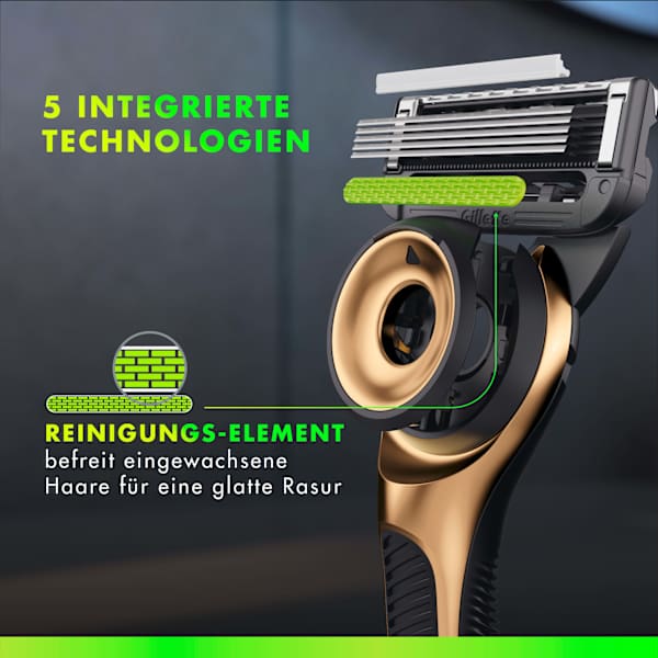Rasierer, Labs Face Gold  Gillette