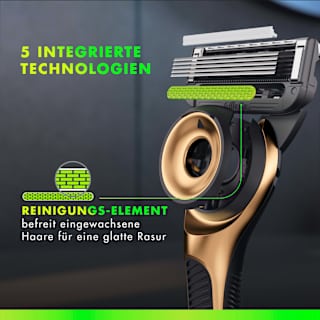 Rasierer, Labs Face Gold  Gillette