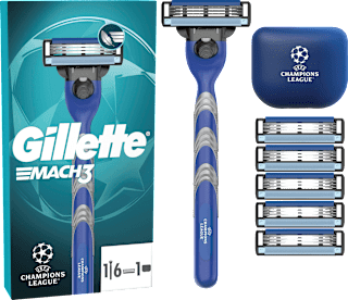 Rasierer, Mach3 mit 6 Rasierklingen Gillette