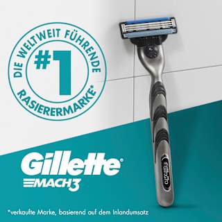 Rasierer, Mach3 Vorteilspack  Gillette