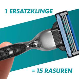 Rasierer, Mach3 Vorteilspack  Gillette