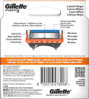 Rasierklingen, Fusion5 Gillette