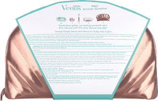 Geschenkset Rasierer, Pro Smooth Sensitive 8tlg Gillette Venus