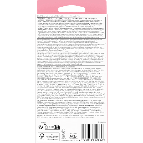 Rasierer, Comfortglide Spa Breeze Gillette Venus