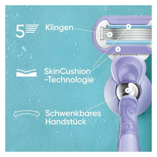 Rasierer, Extra Smooth Swirl Gillette Venus