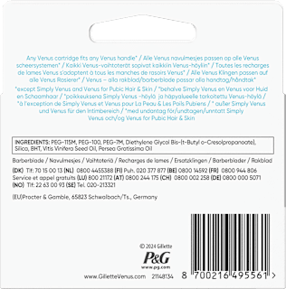 Rasierklingen, Smooth Gillette Venus