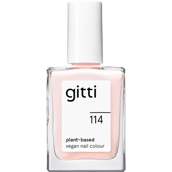 Nagellack Plant Based 114 Glänzendes Blassrosa gitti